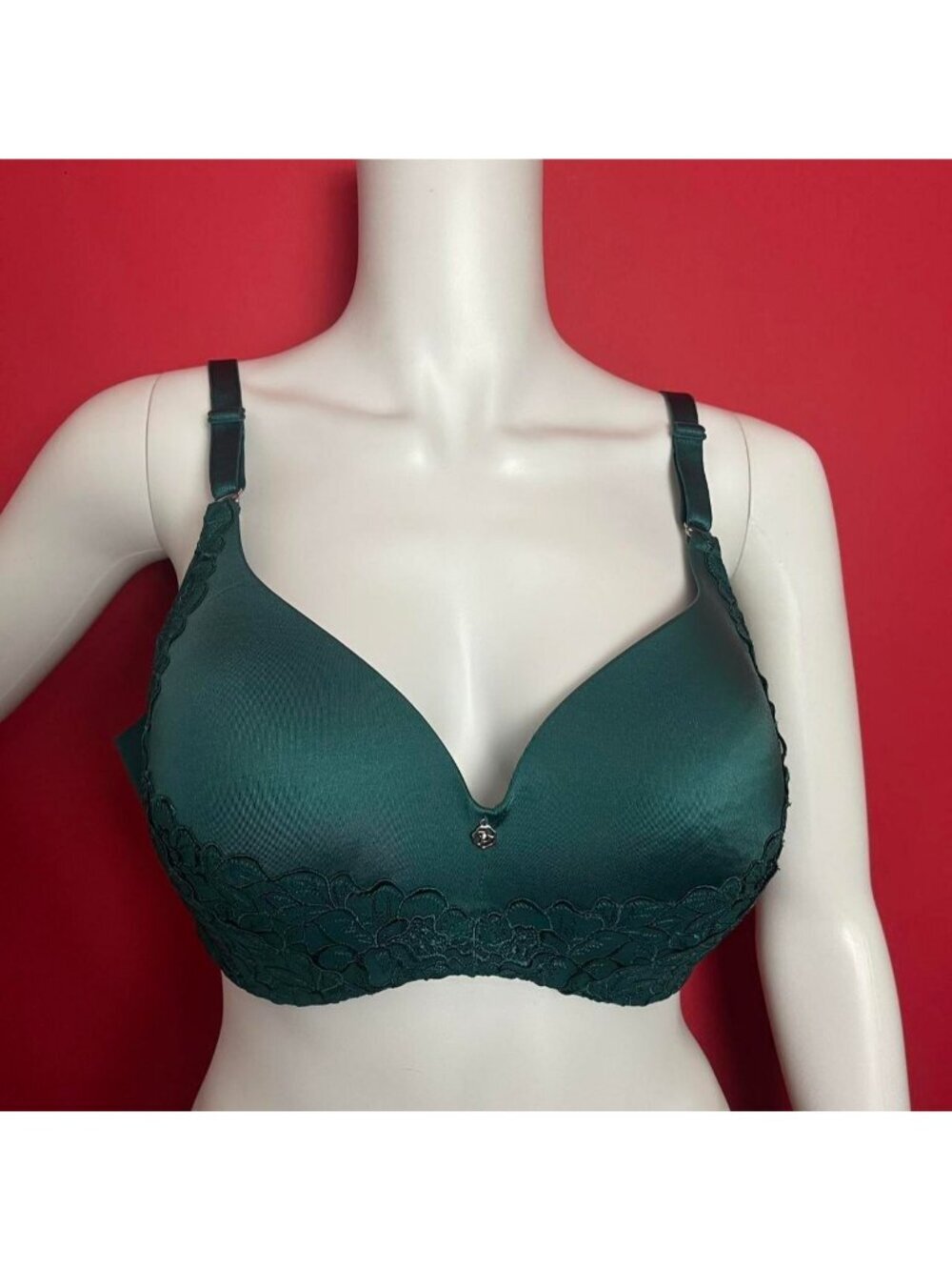 Sleekback / emrald forest green lace bra 💚💚​